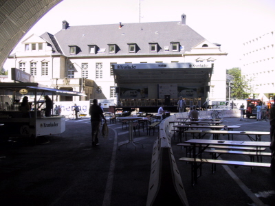 Blick aus dem Tunnel