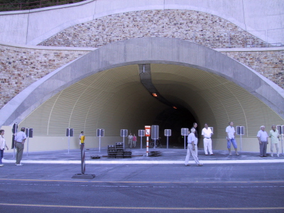 Der Tunnelausgang...